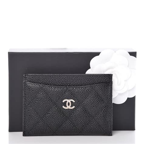 chanel chevron card holder black|CHANEL Caviar Chevron Quilted CC Zip Card Holder Black .